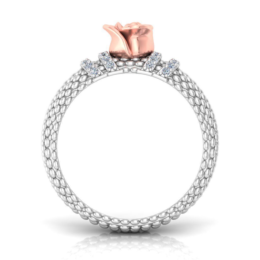 ring rose 3D model_2