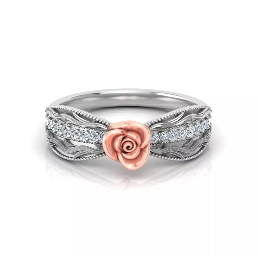 ring rose 3D model