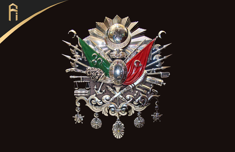 The emblem of the Ottoman Empire 3D model_2