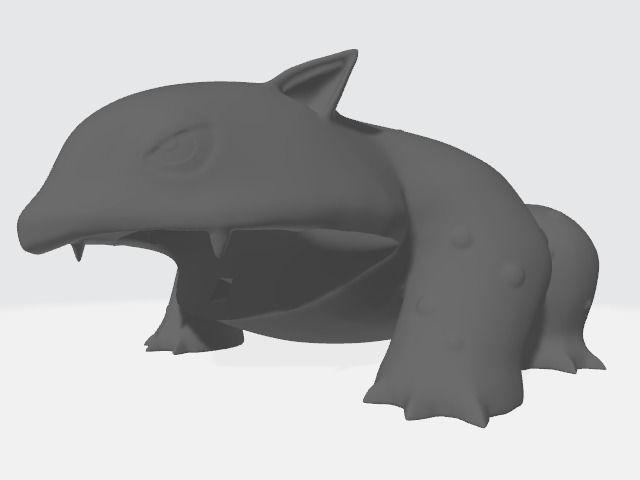 Pokemon Venusaur 3D Model for 3D Printing Free 3D print model_3