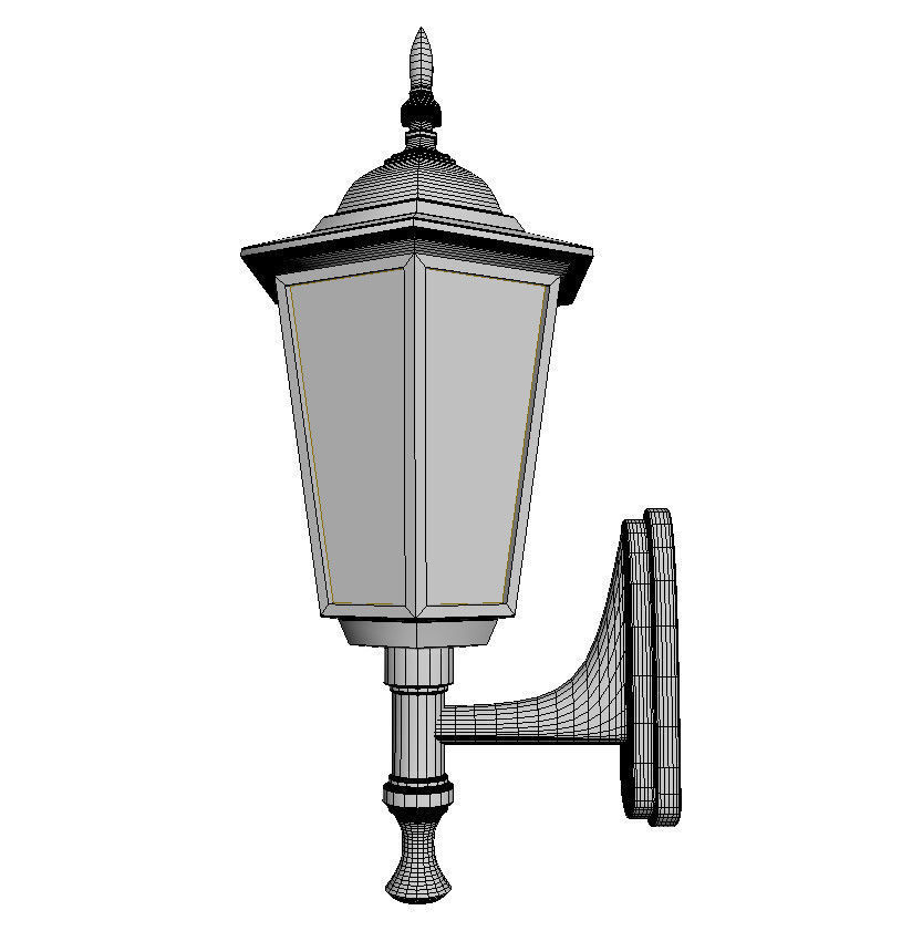 lamp 3d model outdoor 3D model_8