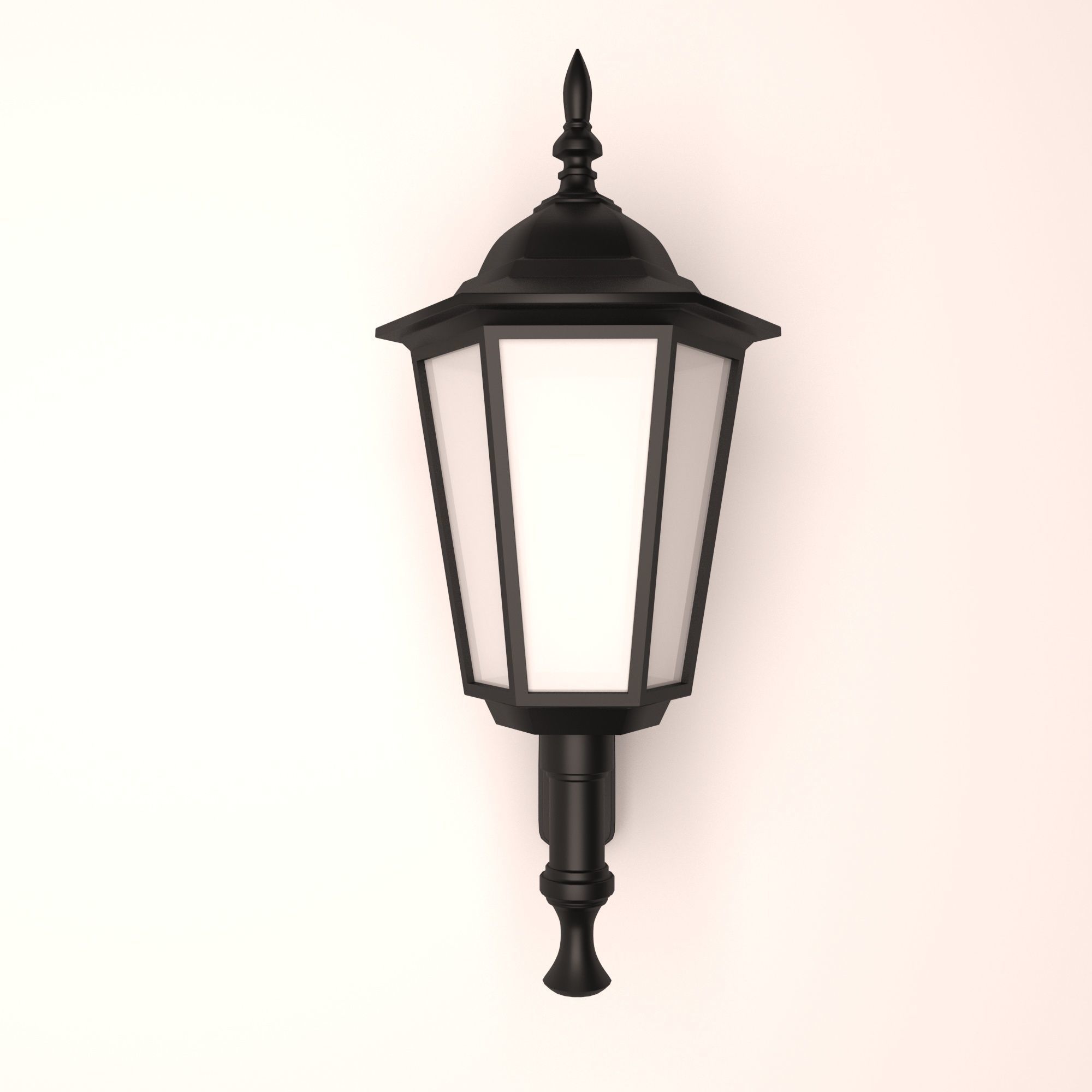 lamp 3d model outdoor 3D model_1