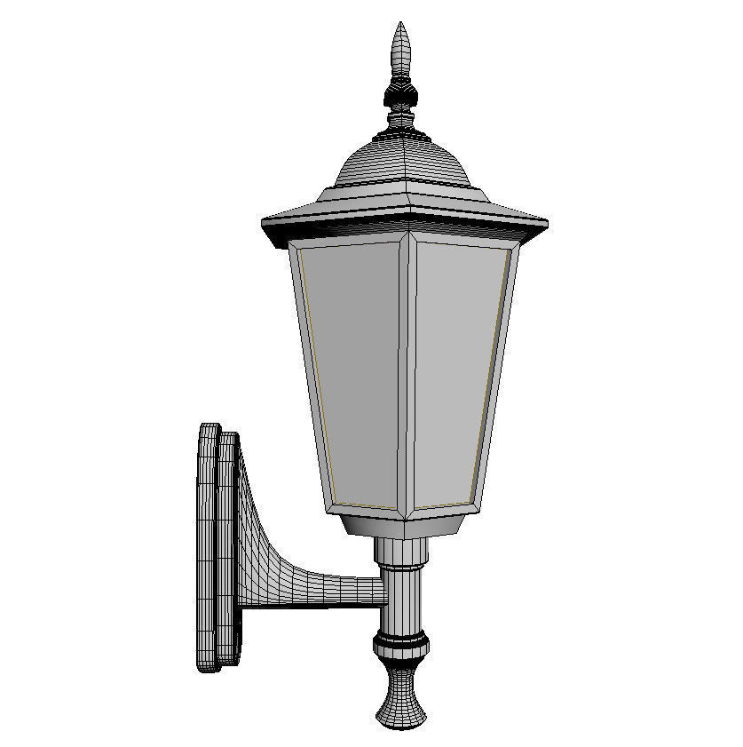 lamp 3d model outdoor 3D model_6