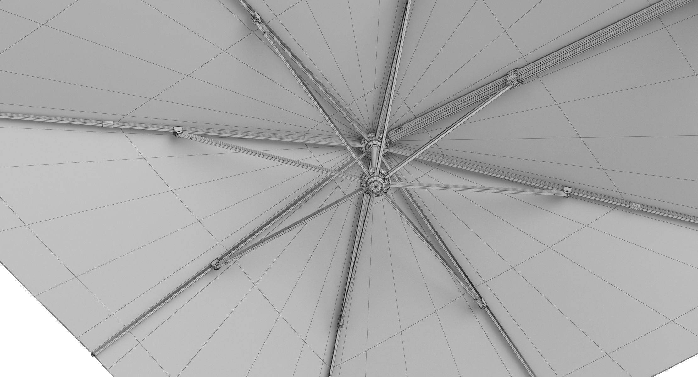 Glatz Aura Sunshade Patio Umbrella 3D model_10