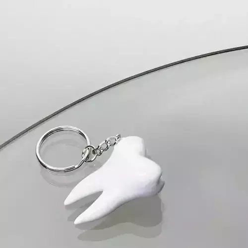 Tooth Key Chain