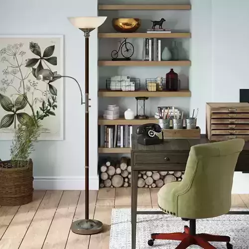 Drumcrow Torchiere Floor Light Lamp