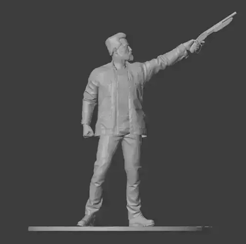 Terminator Arnold Schwarzenegger 3D print model