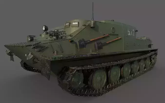 BTR-50 british armoured tank