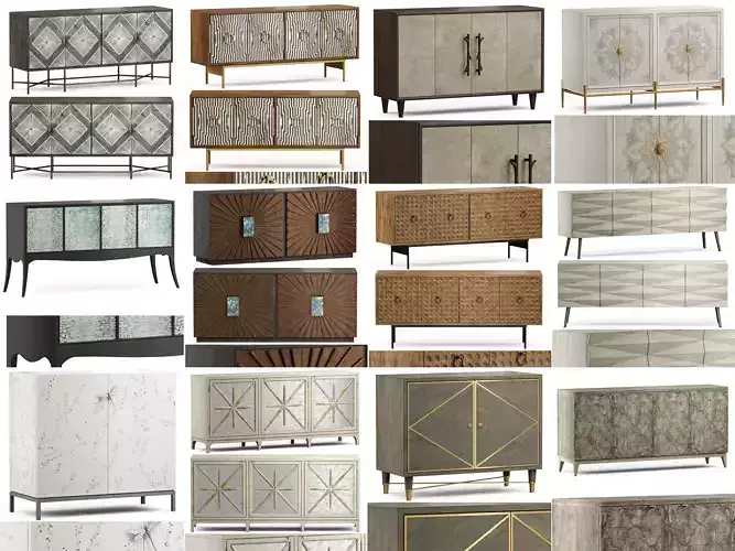 Furniture Sideboard and Chest of drawer Collection 04 
