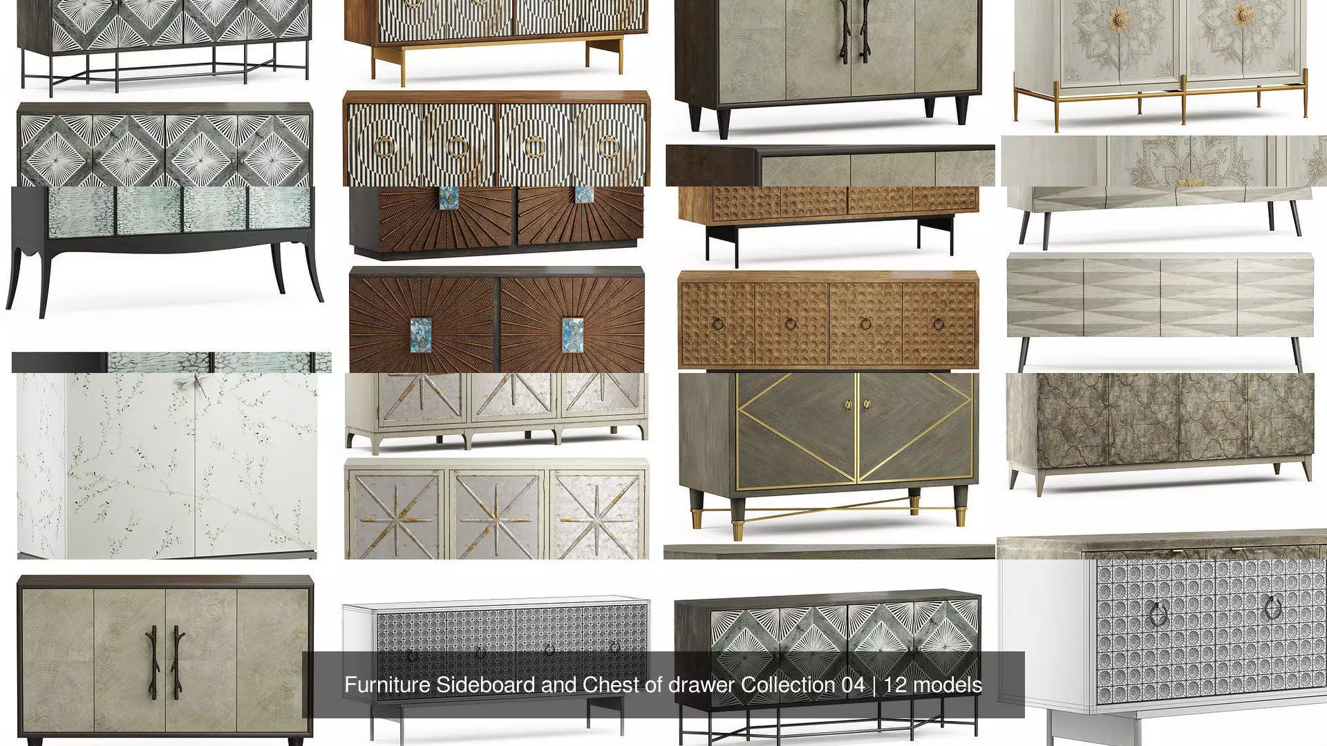 Furniture Sideboard and Chest of drawer Collection 04 _1