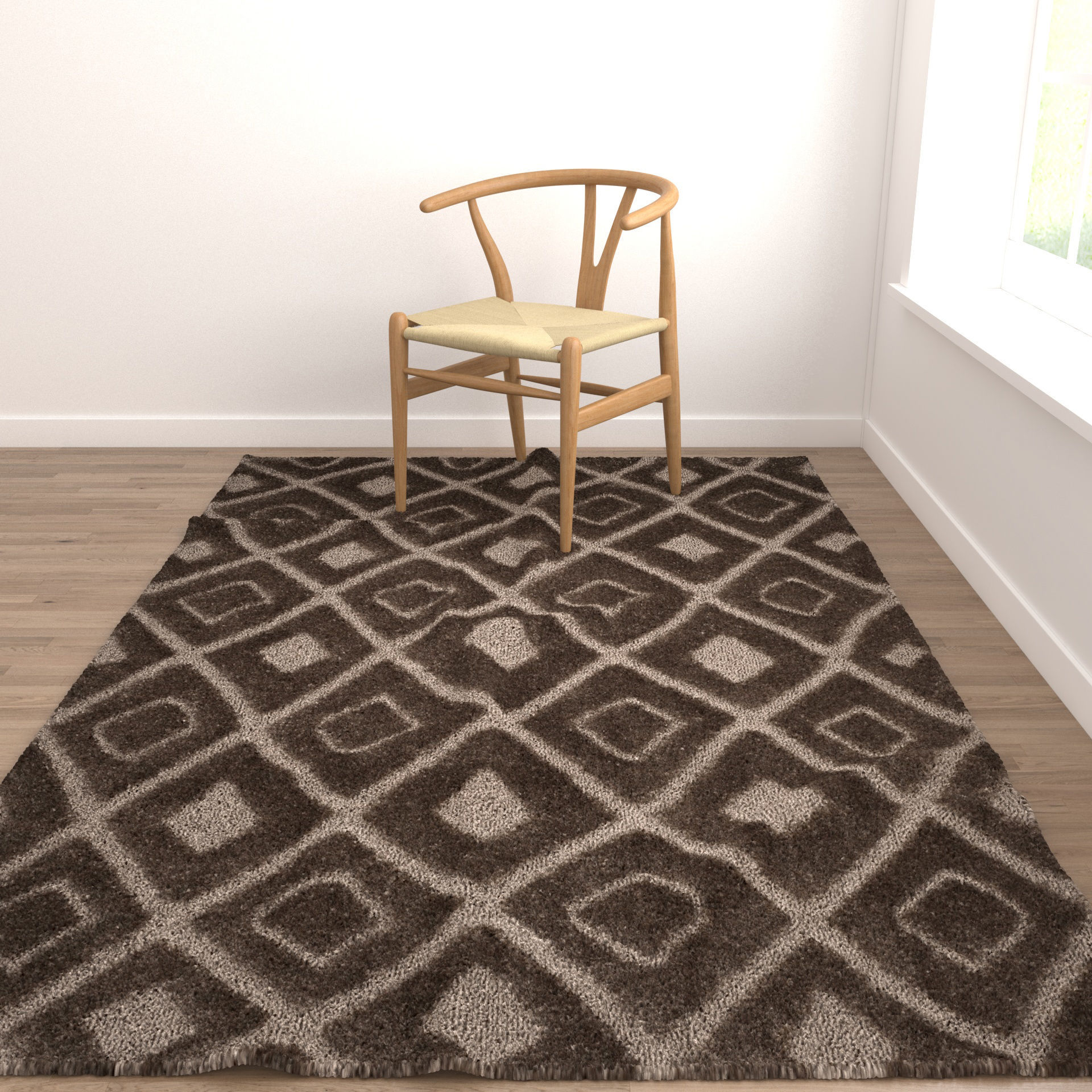 Rugs No 298 Low-poly 3D model_4