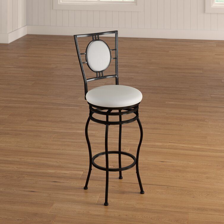 Vinciguerra Medieval Counter Stool Iron Tall Chair 3D model_15