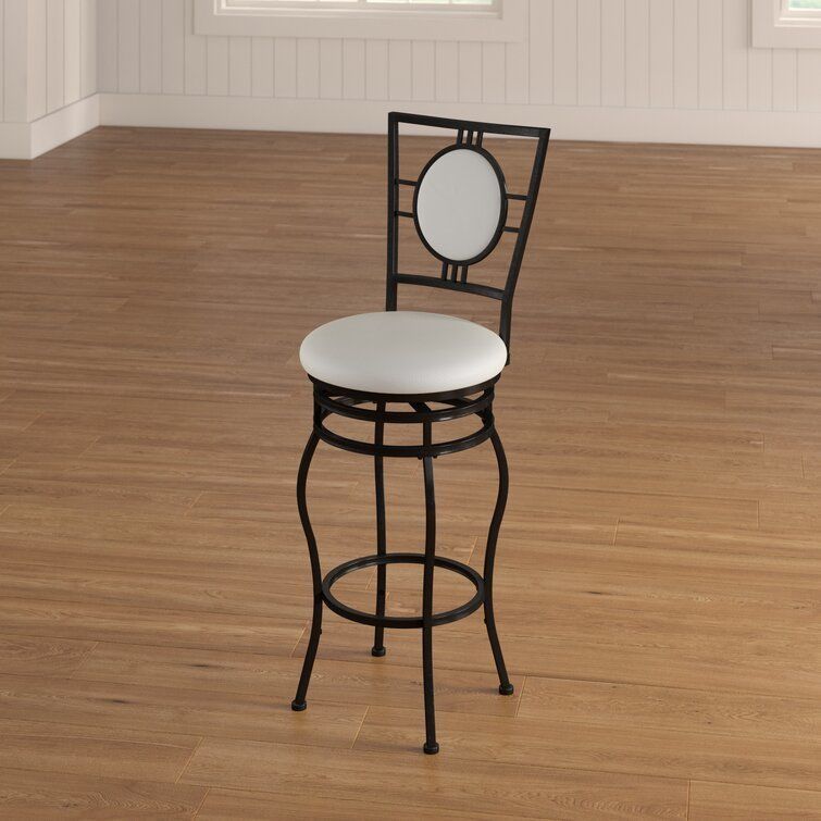 Vinciguerra Medieval Counter Stool Iron Tall Chair 3D model_12