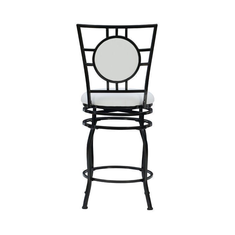 Vinciguerra Medieval Counter Stool Iron Tall Chair 3D model_6