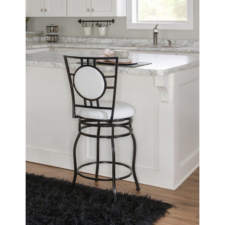 Vinciguerra Medieval Counter Stool Iron Tall Chair 3D model_17