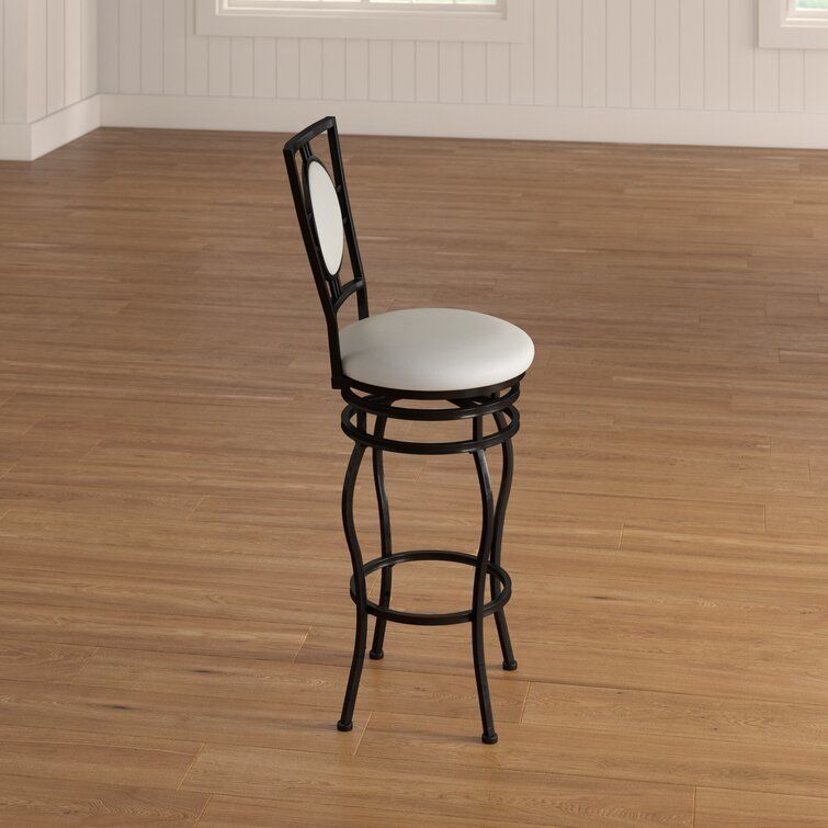 Vinciguerra Medieval Counter Stool Iron Tall Chair 3D model_14