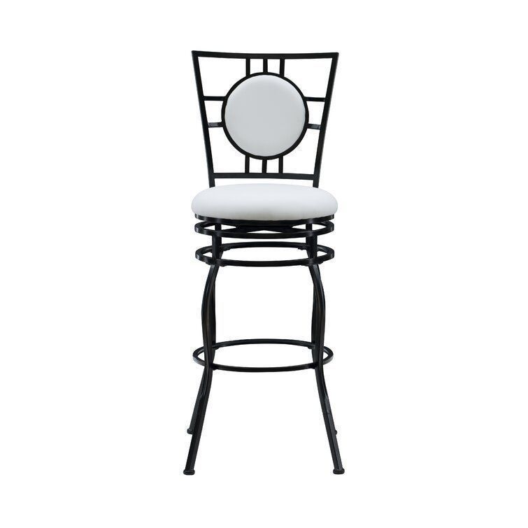 Vinciguerra Medieval Counter Stool Iron Tall Chair 3D model_2