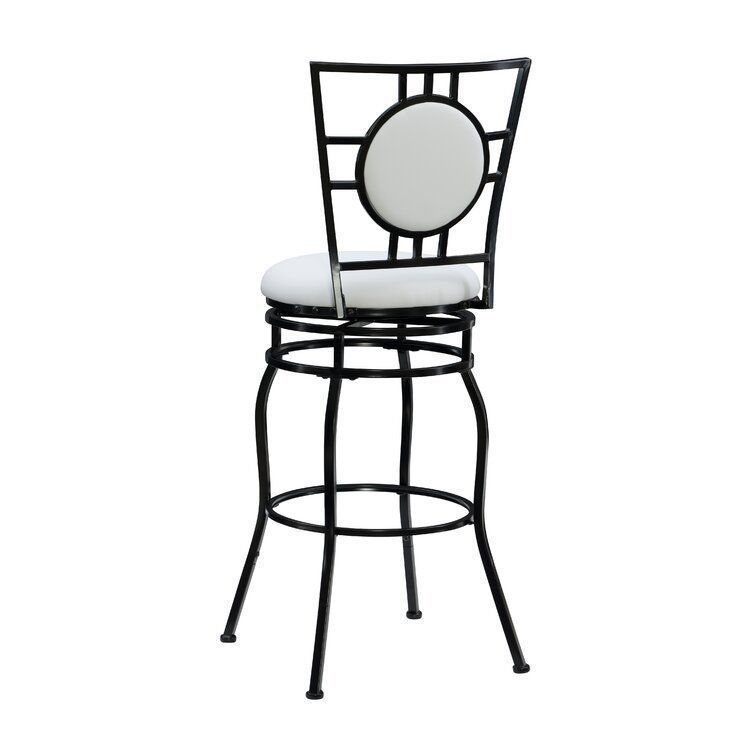 Vinciguerra Medieval Counter Stool Iron Tall Chair 3D model_8