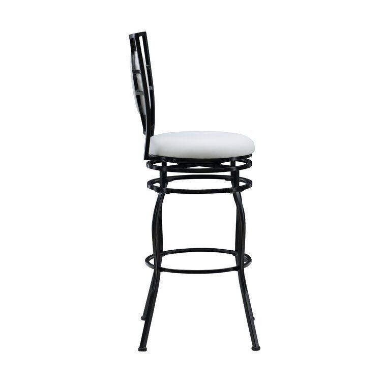 Vinciguerra Medieval Counter Stool Iron Tall Chair 3D model_5
