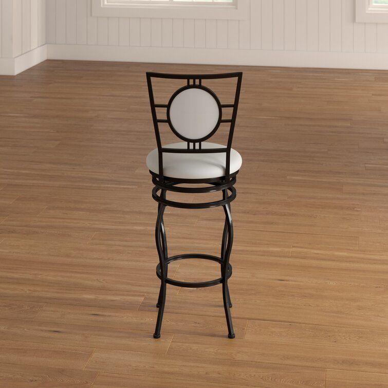 Vinciguerra Medieval Counter Stool Iron Tall Chair 3D model_13