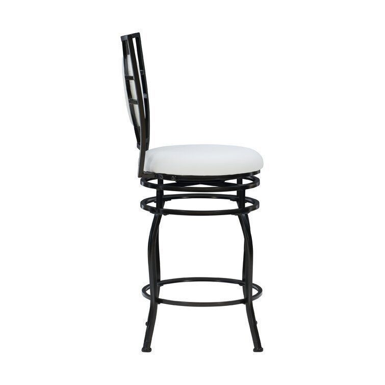 Vinciguerra Medieval Counter Stool Iron Tall Chair 3D model_4