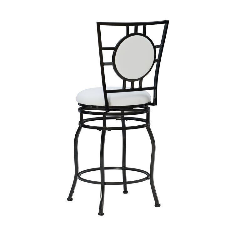 Vinciguerra Medieval Counter Stool Iron Tall Chair 3D model_7