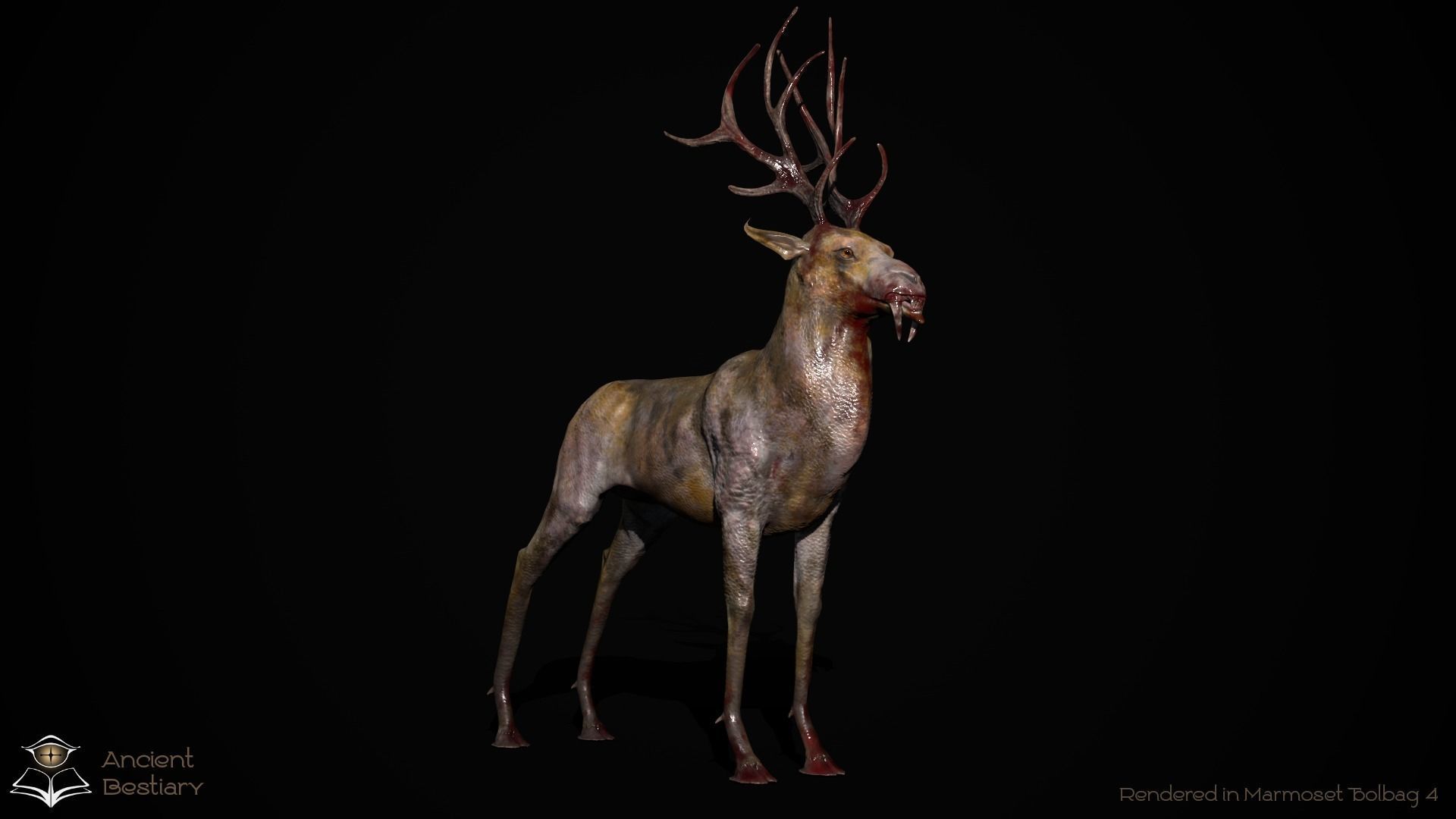 Horror Beasts Pack 3D Model Collection_32