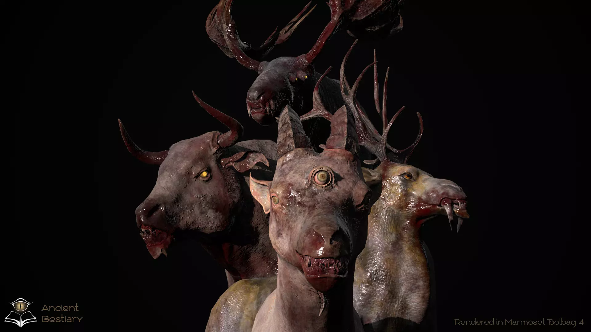 Horror Beasts Pack 3D Model Collection_0