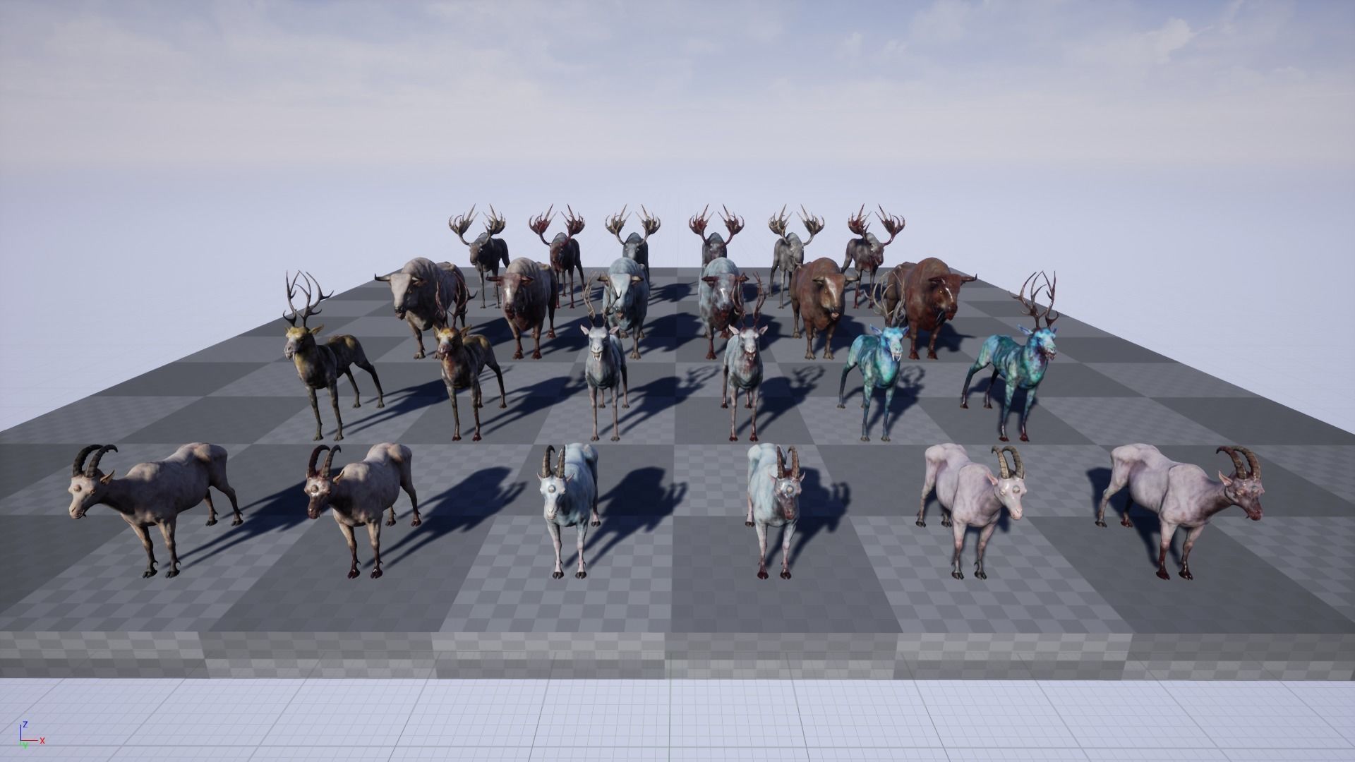 Horror Beasts Pack 3D Model Collection_44