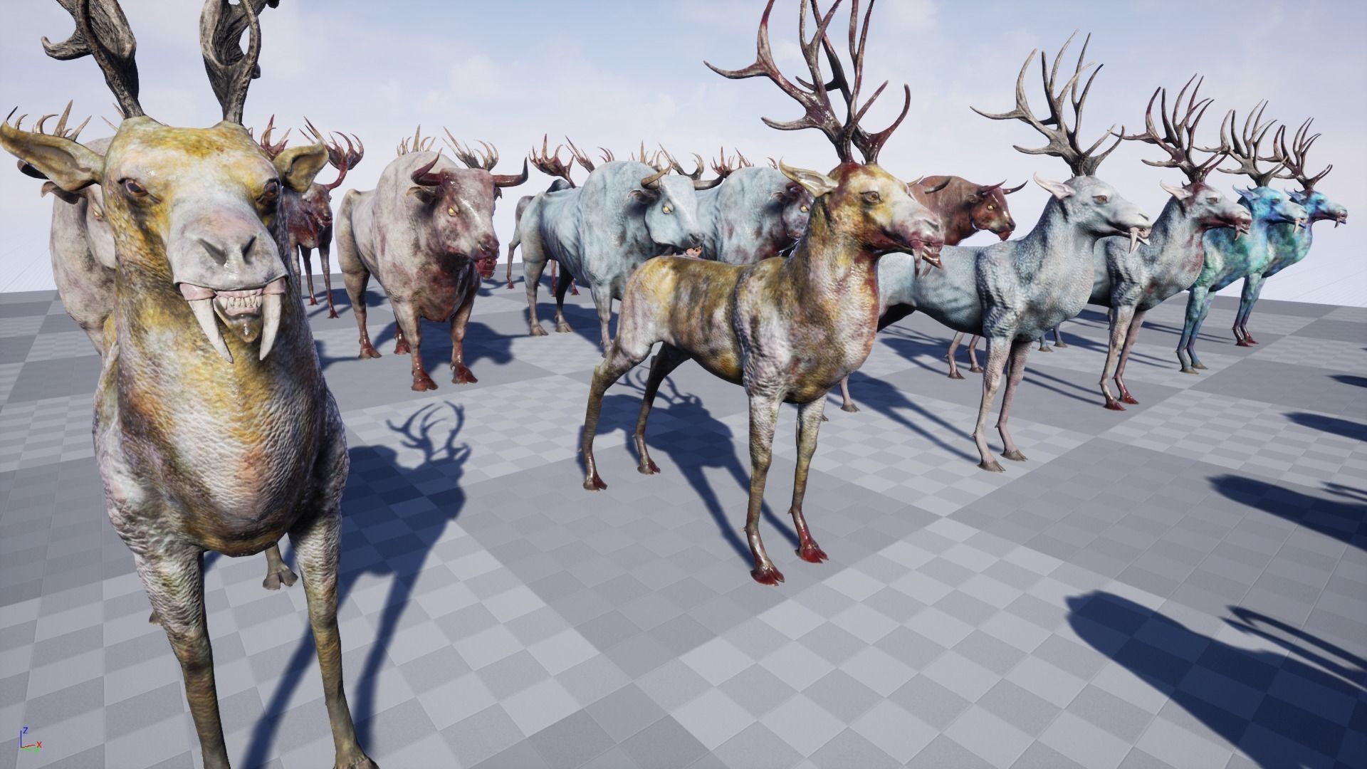 Horror Beasts Pack 3D Model Collection_48