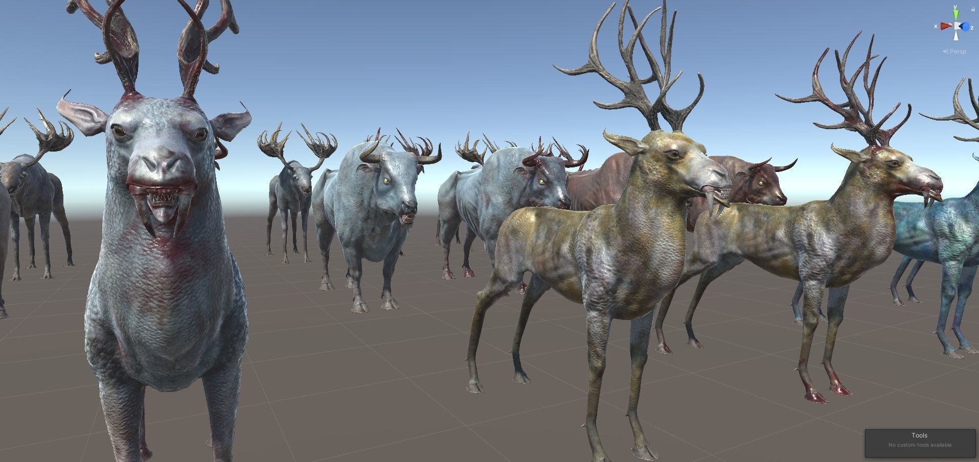 Horror Beasts Pack 3D Model Collection_43