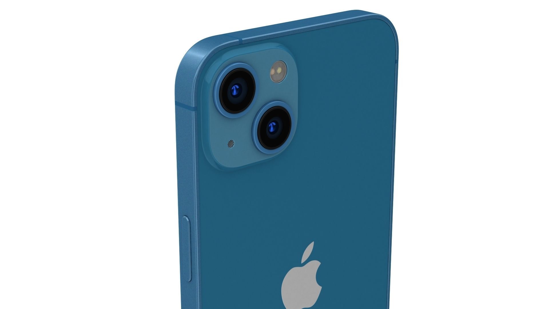 Apple iPhone 13 Blue In Official Color 3D model 3D model_3
