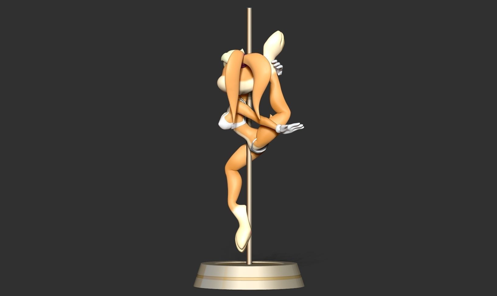 Lola Bunny - Pole Dancing Fanart 3D print model_18