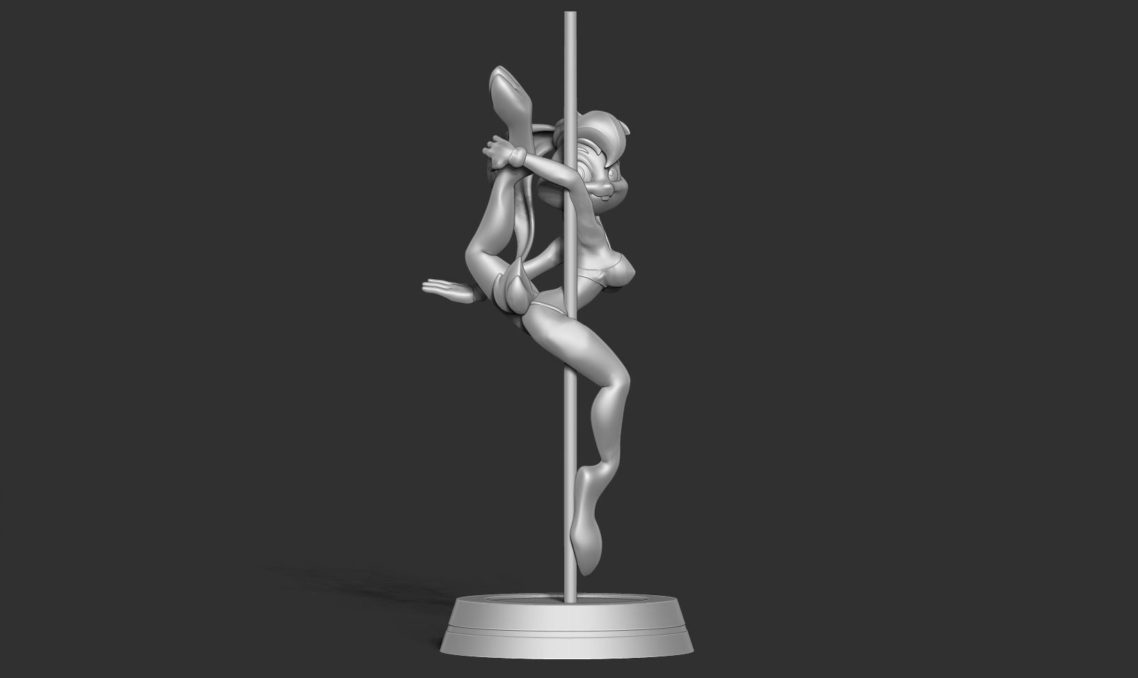 Lola Bunny - Pole Dancing Fanart 3D print model_12