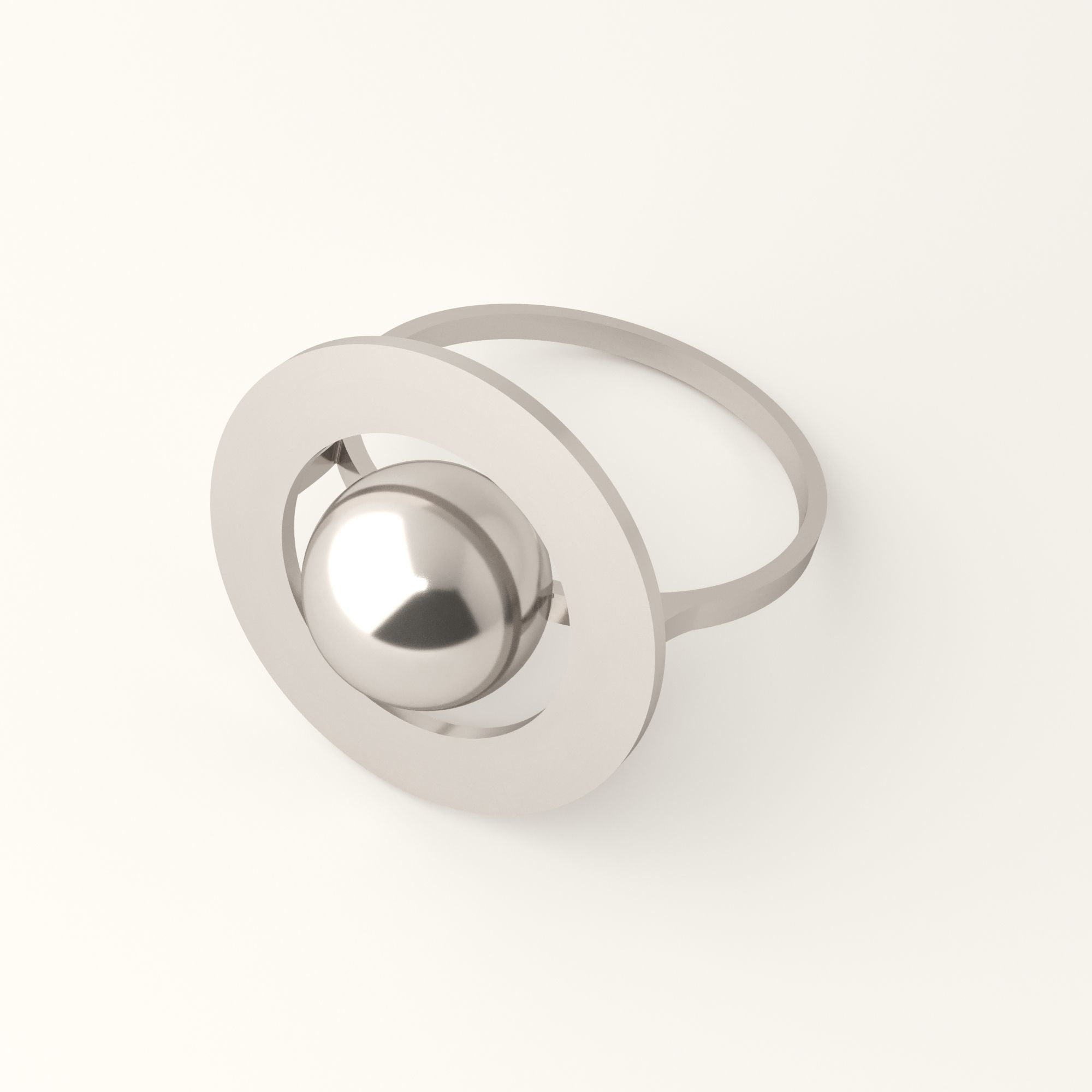 Planet ring 3D print model_3