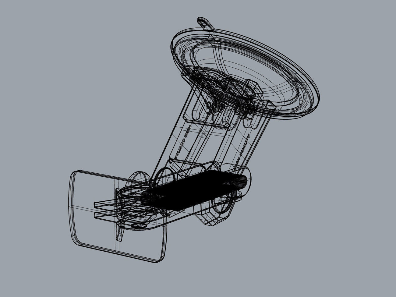 Mobile hanger 3D Modeling Source 3D print model_2