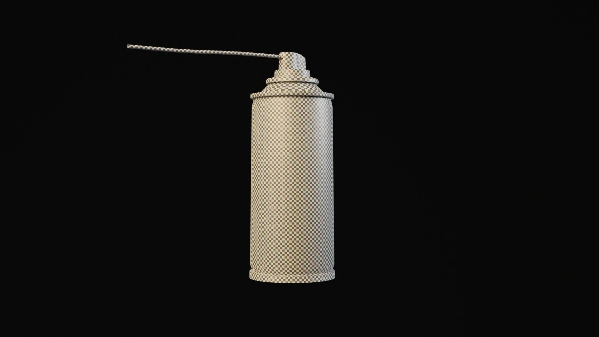 Spry Can Lubrificant Game Ready Low-poly 3D model_2