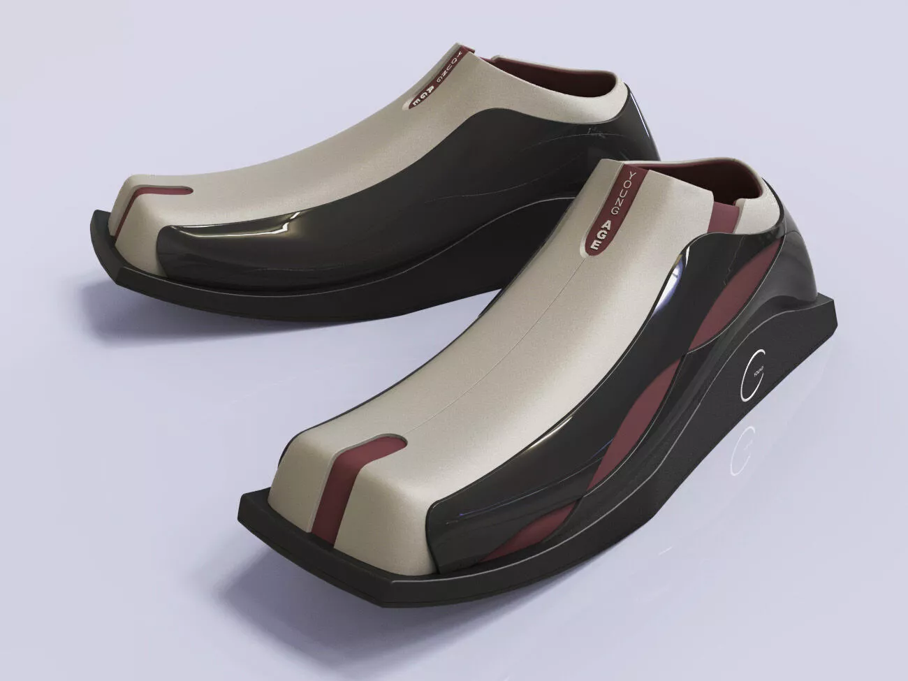 Sneakers shoes design 3D modeling source 3D print model