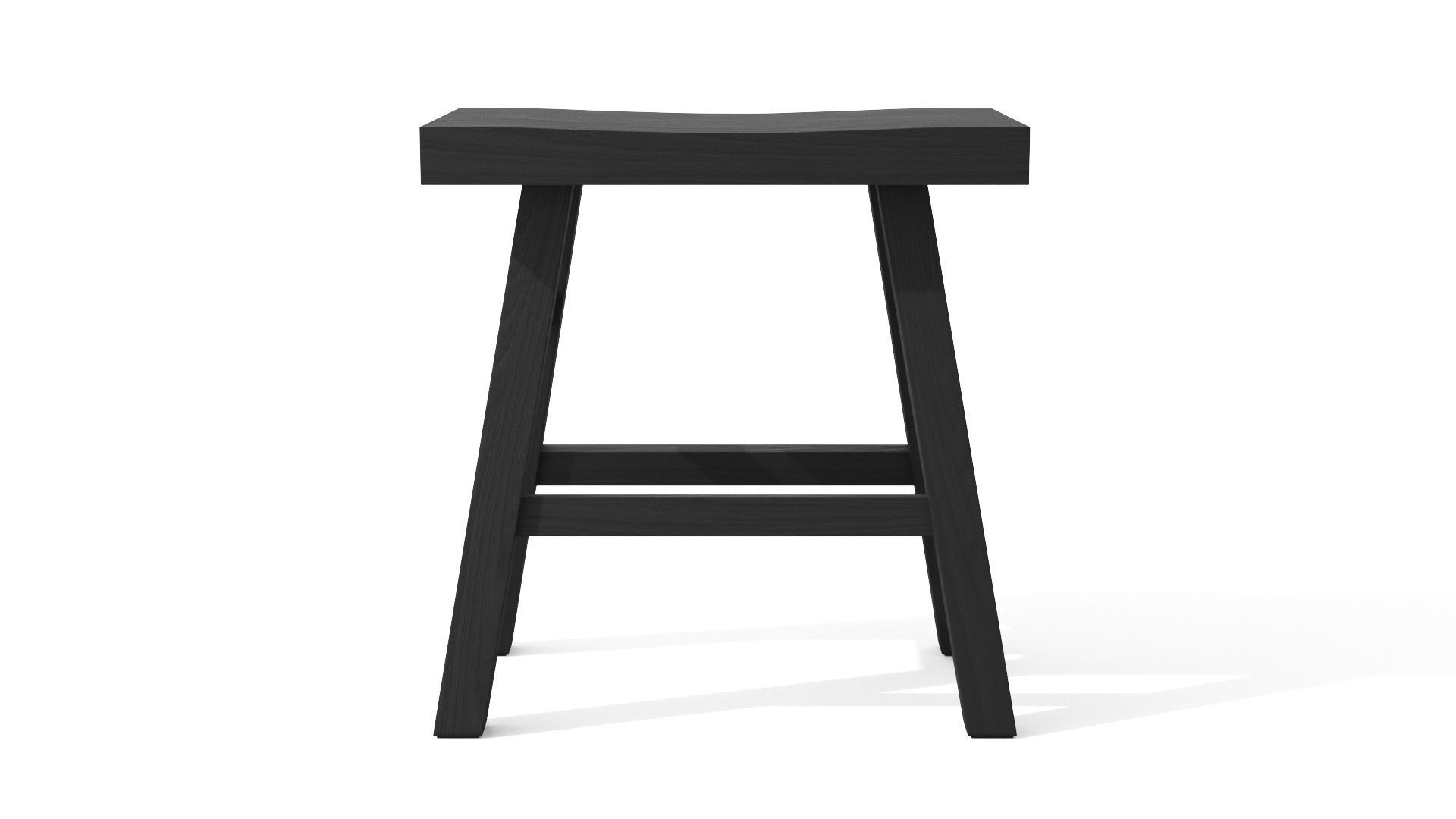 Leiden Charcoal Stool Low-poly 3D model_2