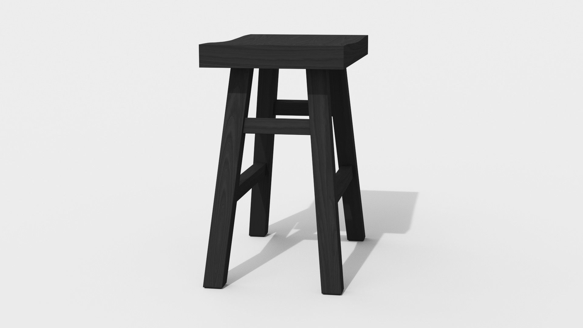 Leiden Charcoal Stool Low-poly 3D model_22