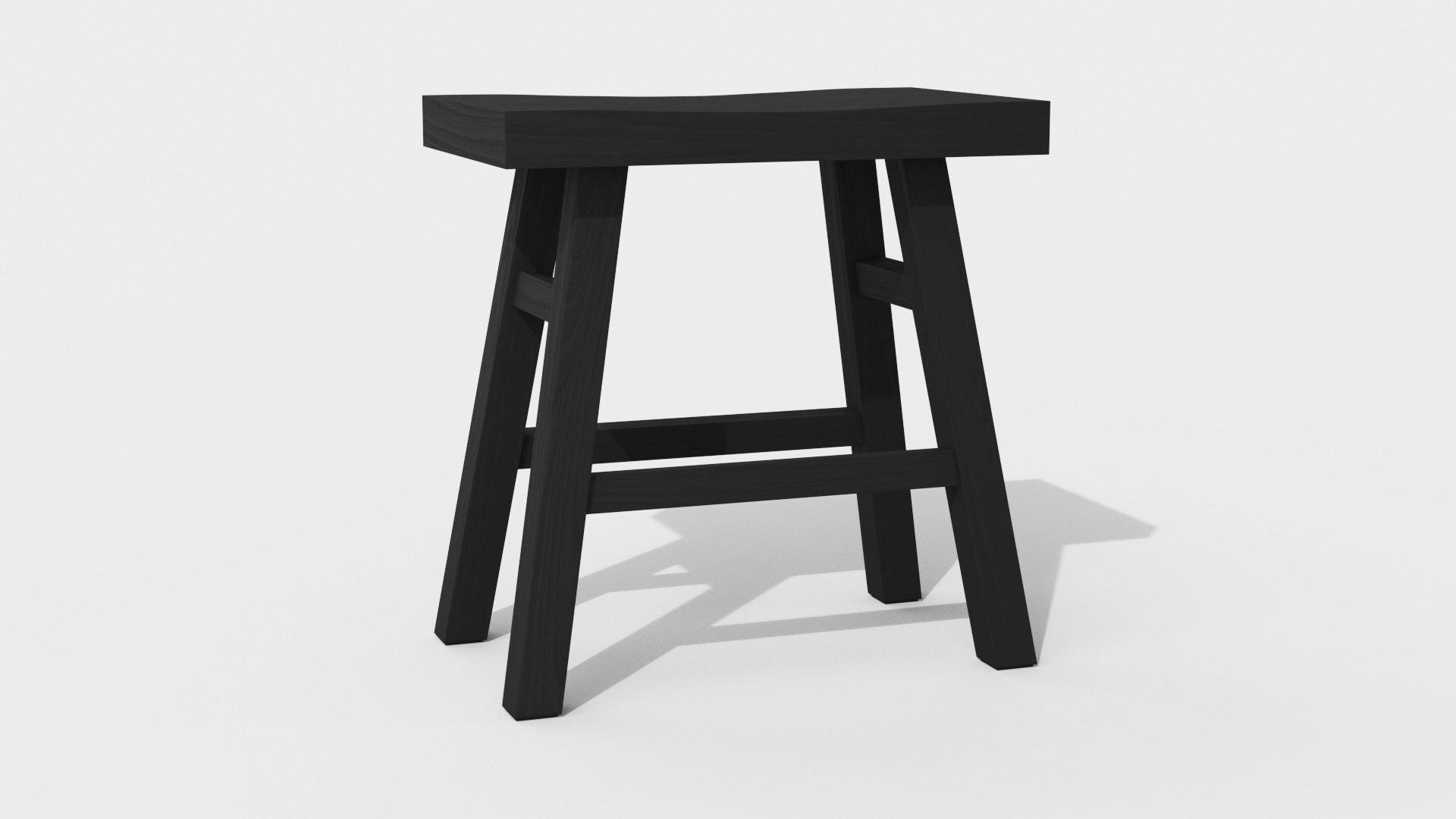 Leiden Charcoal Stool Low-poly 3D model_32