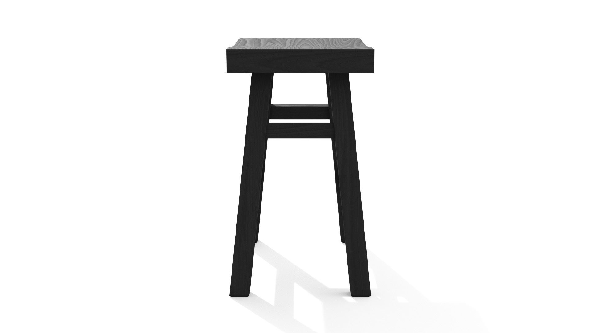 Leiden Charcoal Stool Low-poly 3D model_5