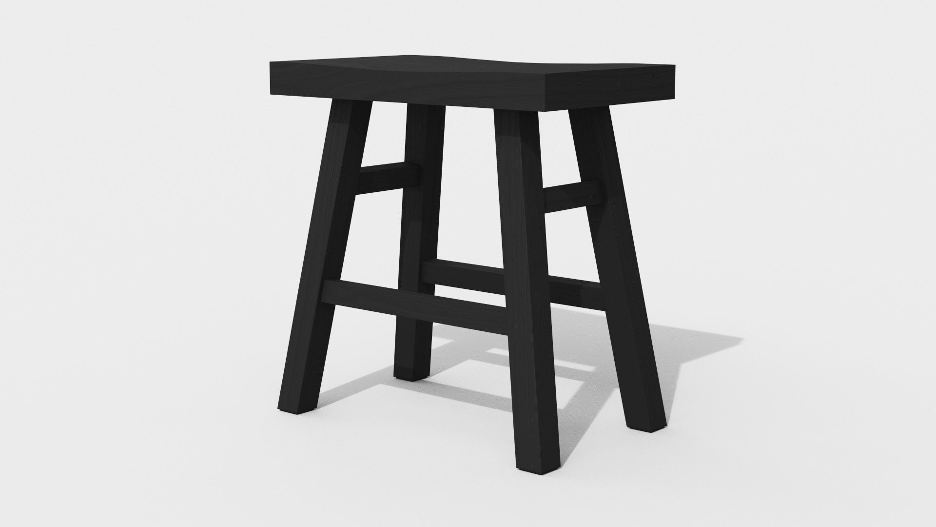 Leiden Charcoal Stool Low-poly 3D model_24