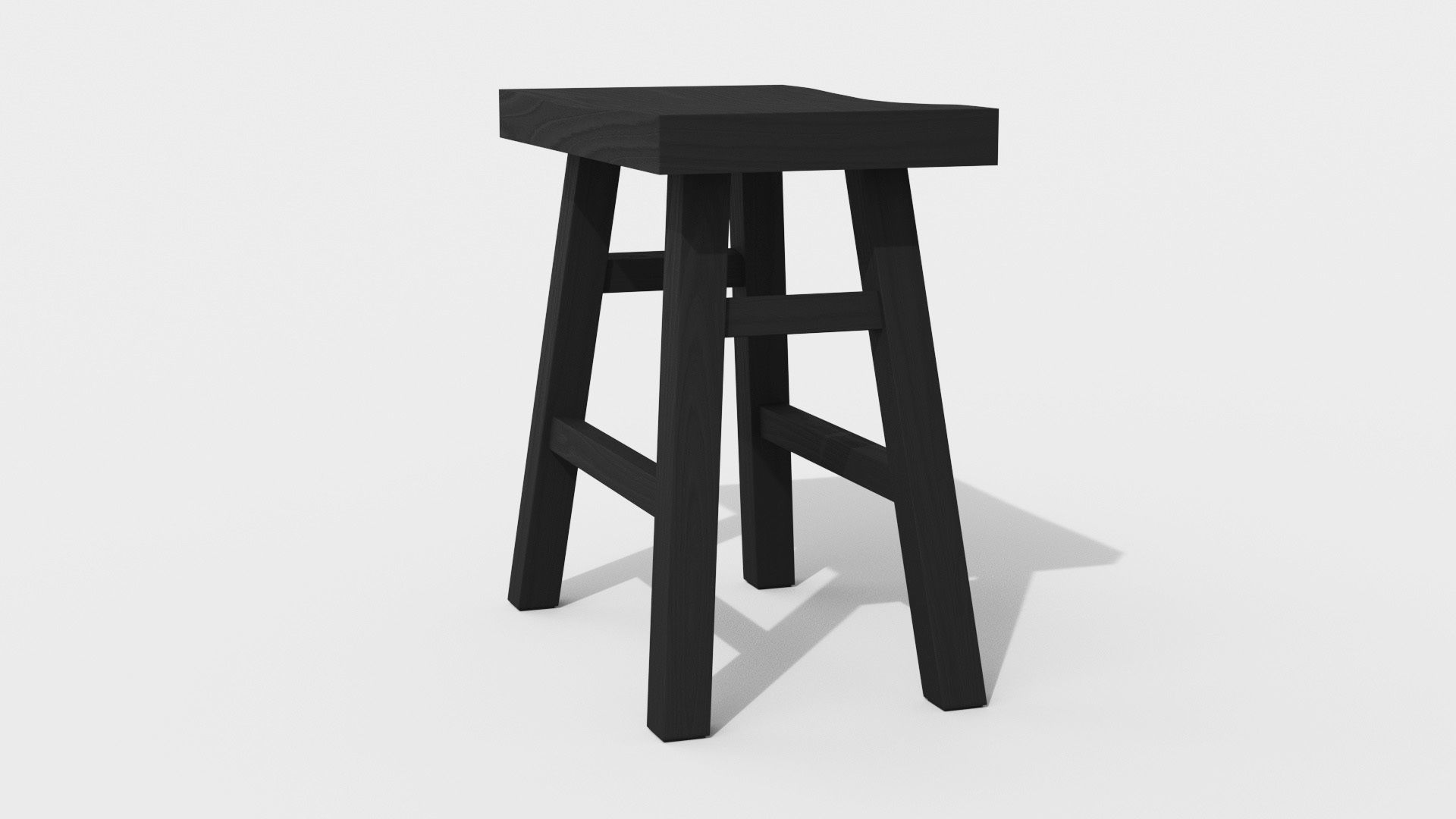 Leiden Charcoal Stool Low-poly 3D model_23
