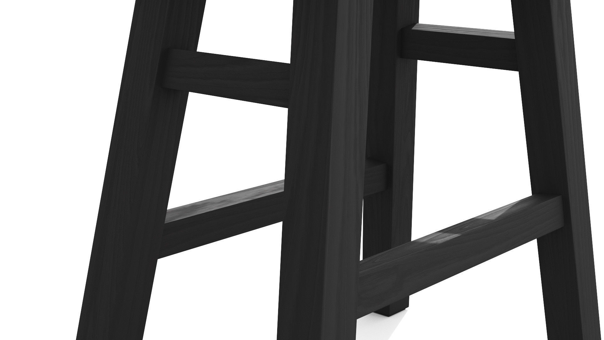 Leiden Charcoal Stool Low-poly 3D model_6