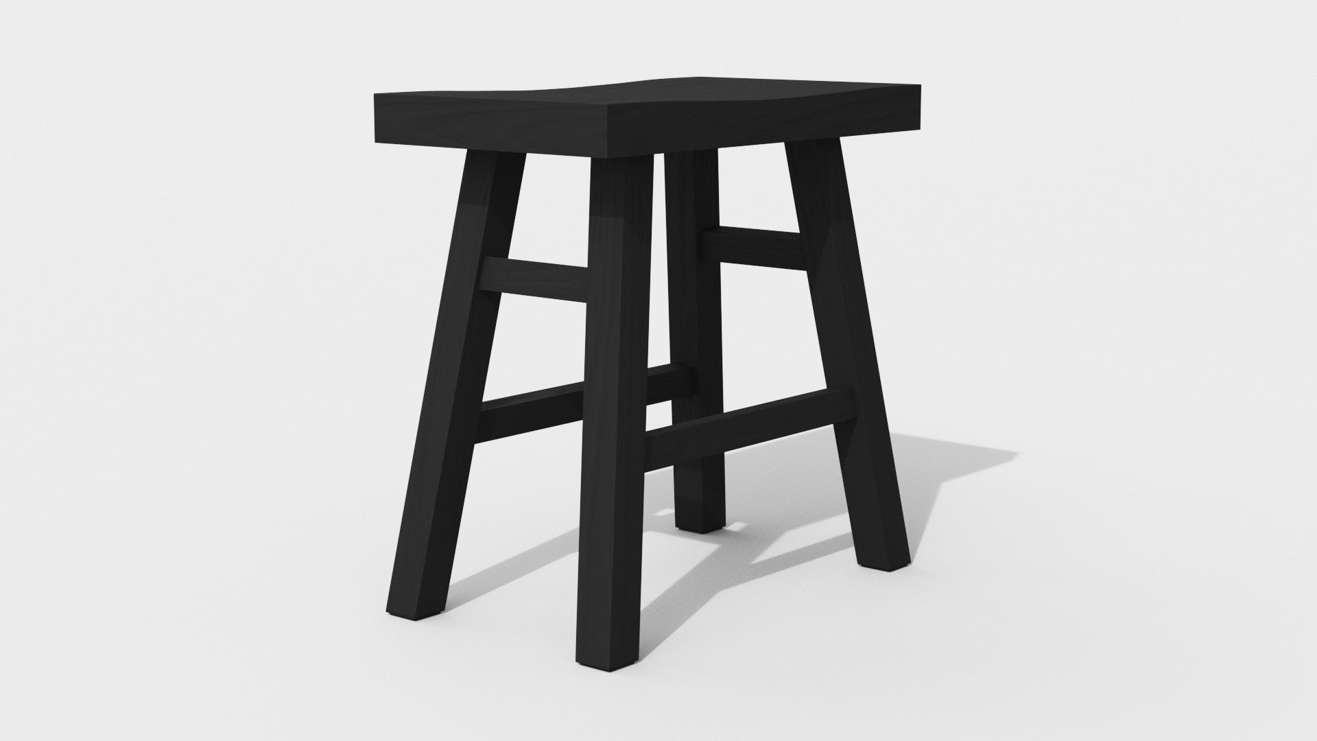 Leiden Charcoal Stool Low-poly 3D model_27