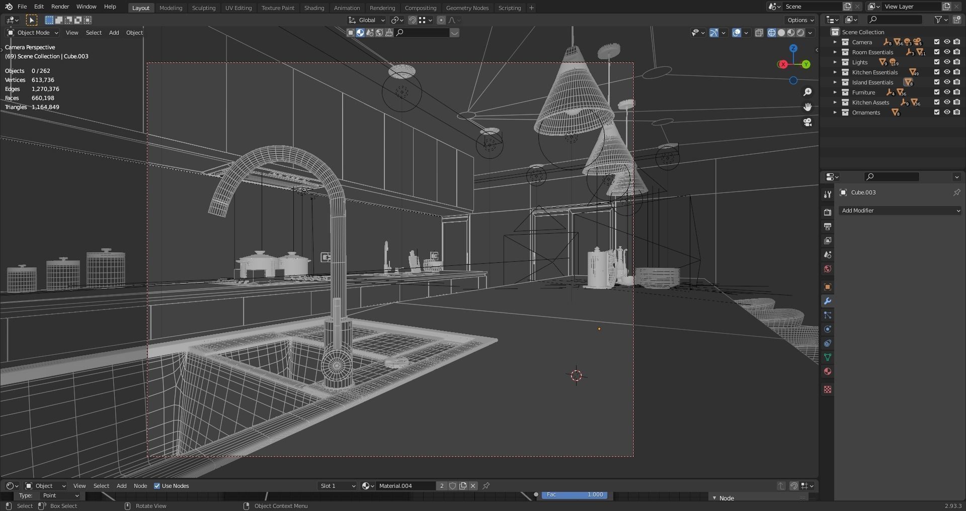 Modern Kitchen 3D model_8