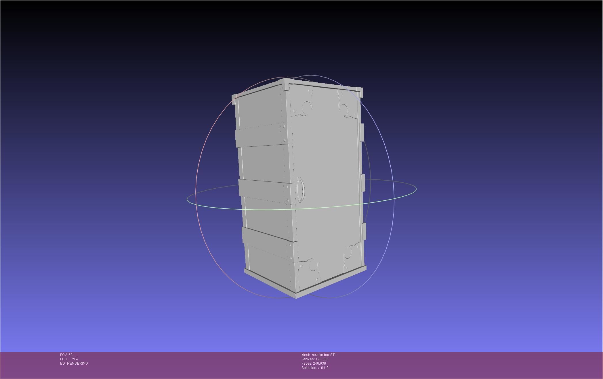 Demon Slayer Nezuko Box 3D print model_3