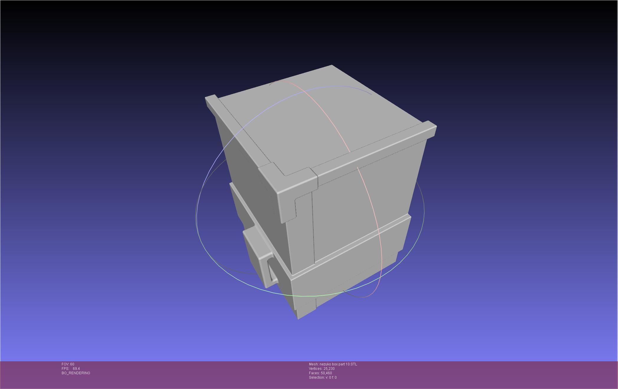 Demon Slayer Nezuko Box 3D print model_125