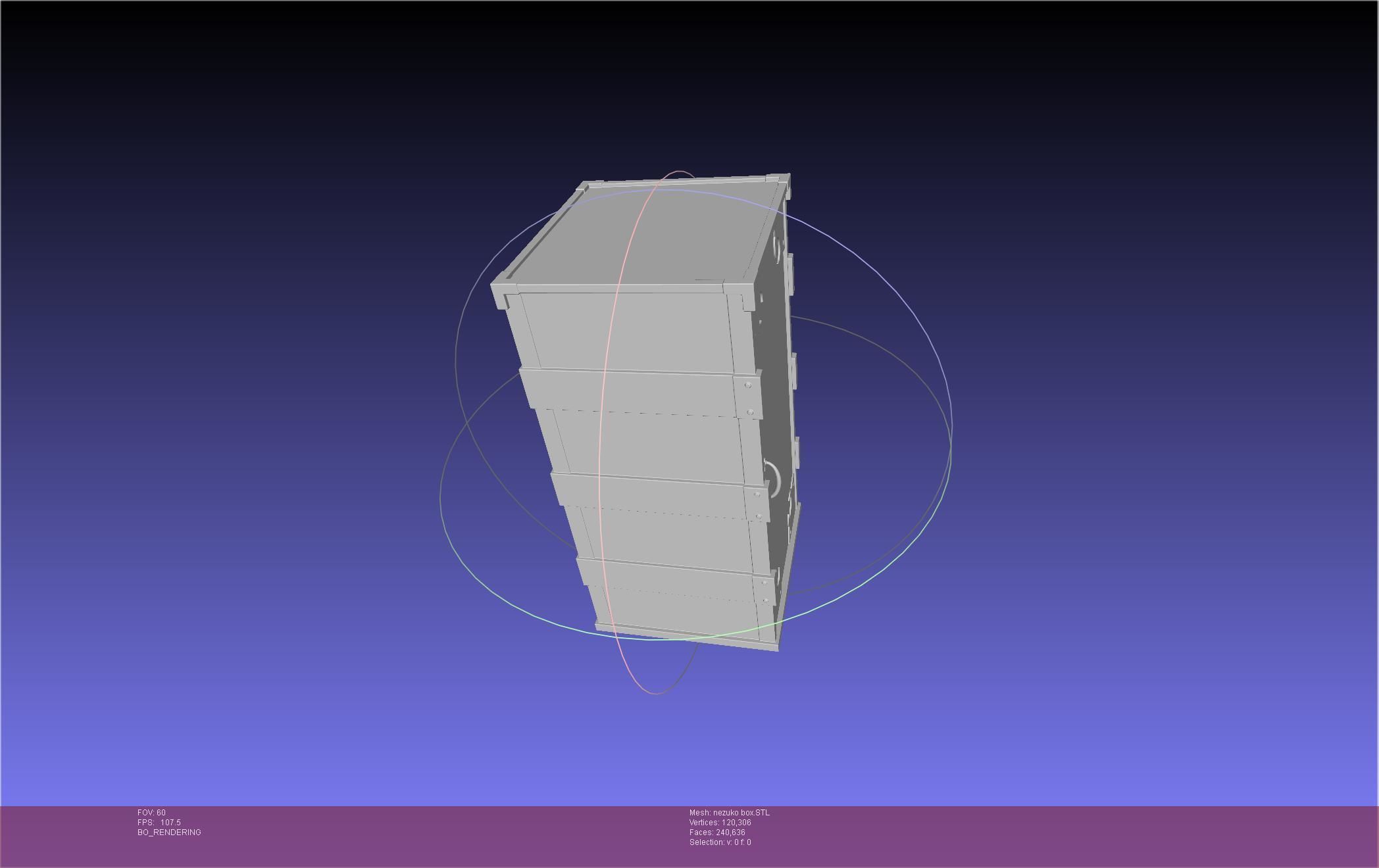 Demon Slayer Nezuko Box 3D print model_11